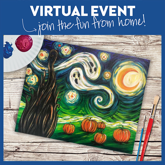 VIRTUAL EVENT +7 DAYS ON-DEMAND VAN GOGH'S STARRY NIGHT HALLOWEEN